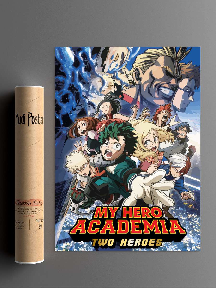 My Hero Academia Anime Poster Çerçevesiz Yüksek Kalite Anime Duvar Poster