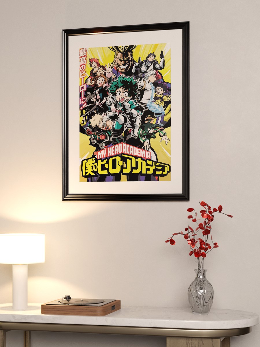 My Hero Academia Anime Poster Çerçevesiz Yüksek Kalite Anime Duvar Poster