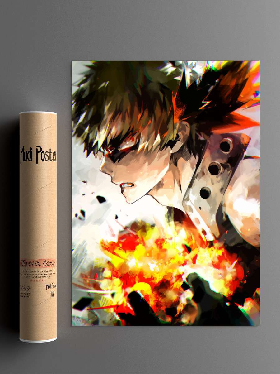 My Hero Academia Anime Poster Çerçevesiz Yüksek Kalite Anime Duvar Poster