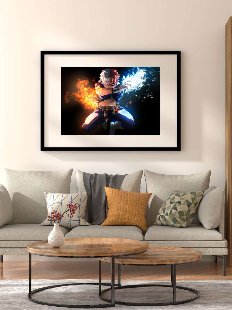 My Hero Academia Anime Poster Çerçevesiz Yüksek Kalite Anime Duvar Poster