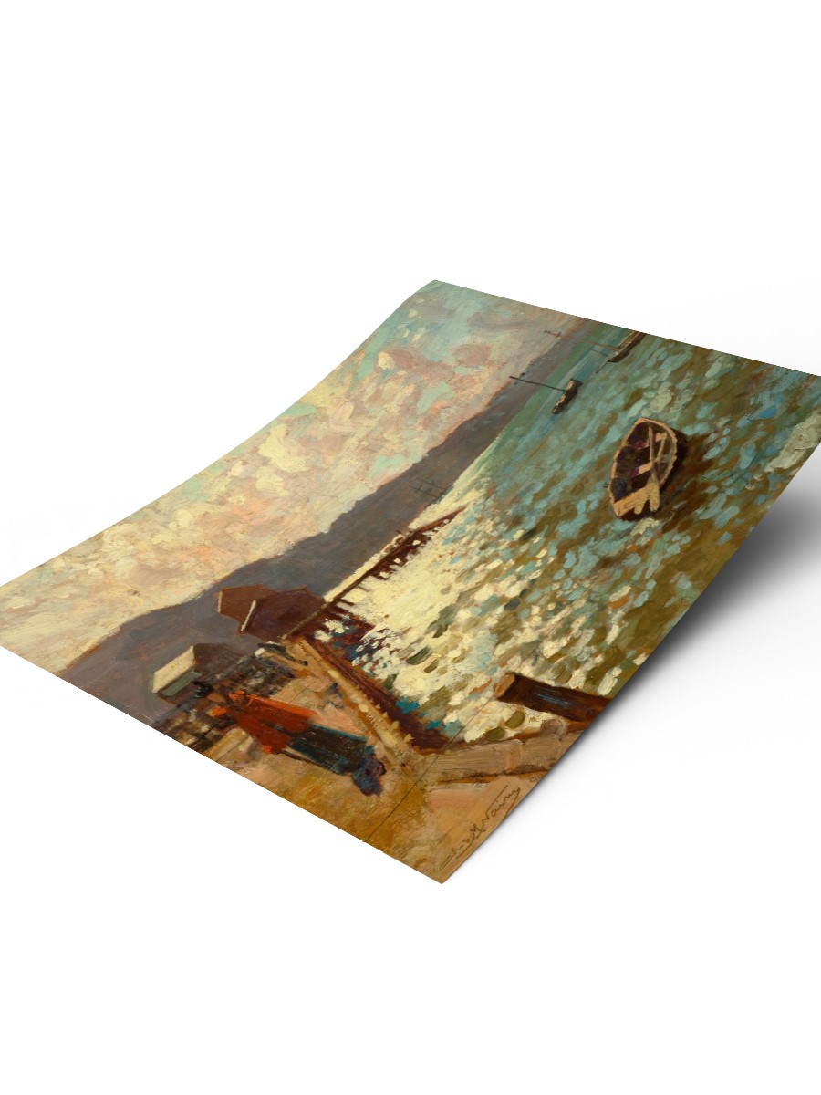 Nairn Wellington Harbor Tablo Sanatsal Ünlü Ressam Poster Çerçevesiz Yüksek Kalite Poster