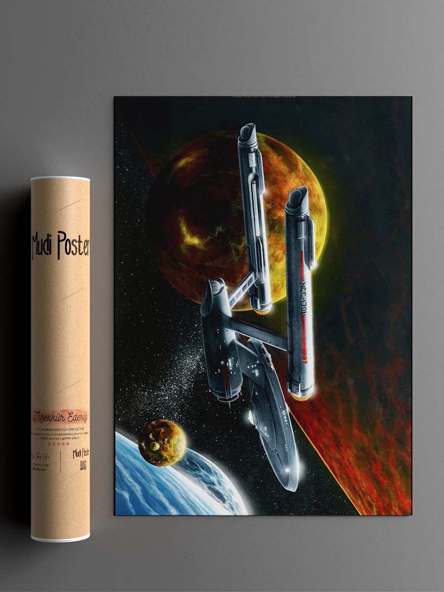 NCC1701 Poster, Çerçevesiz Tv Film Poster
