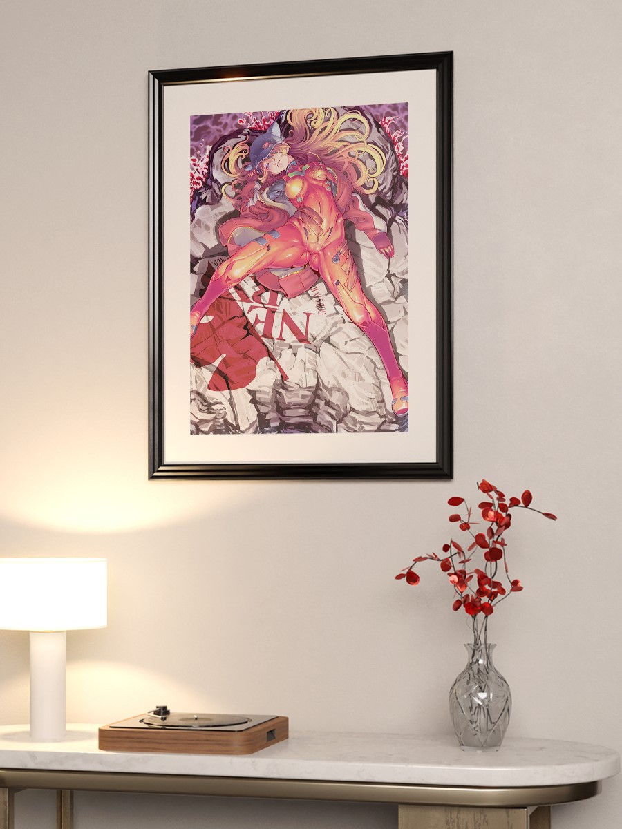 Neon Genesis Evangelion Anime Poster Çerçevesiz Yüksek Kalite Anime Duvar Poster