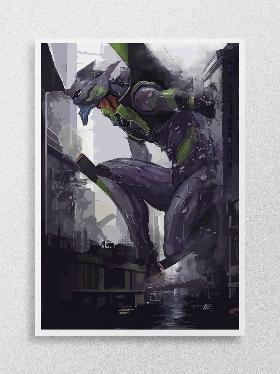 Neon Genesis Evangelion Anime Poster Çerçevesiz Yüksek Kalite Anime Duvar Poster