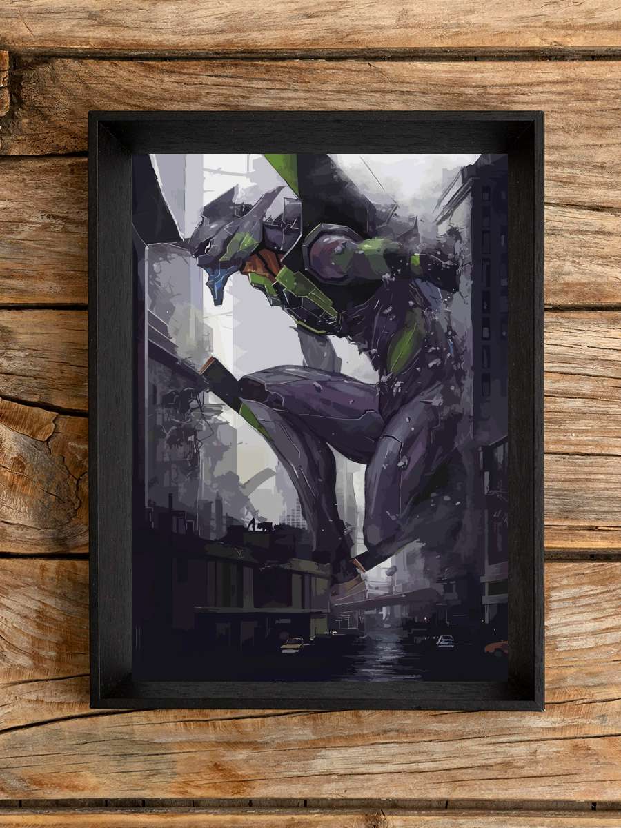 Neon Genesis Evangelion Anime Poster Çerçevesiz Yüksek Kalite Anime Duvar Poster