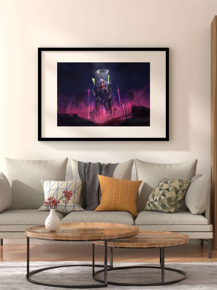 Neon Genesis Evangelion Anime Poster Çerçevesiz Yüksek Kalite Anime Duvar Poster
