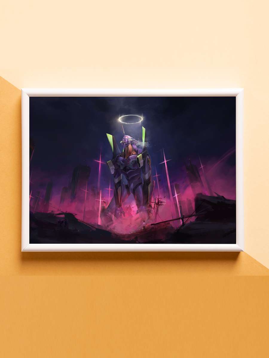 Neon Genesis Evangelion Anime Poster Çerçevesiz Yüksek Kalite Anime Duvar Poster