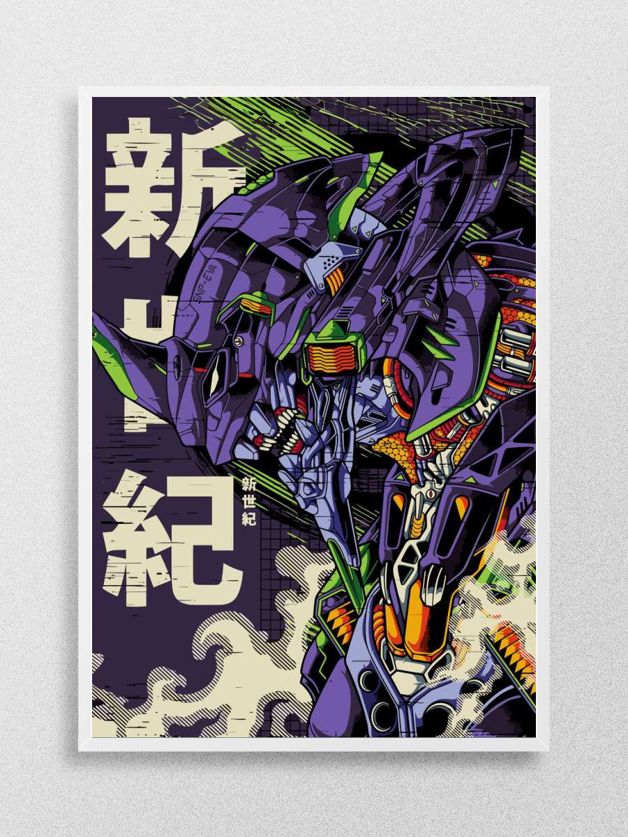Neon Genesis Evangelion Anime Poster Çerçevesiz Yüksek Kalite Anime Duvar Poster
