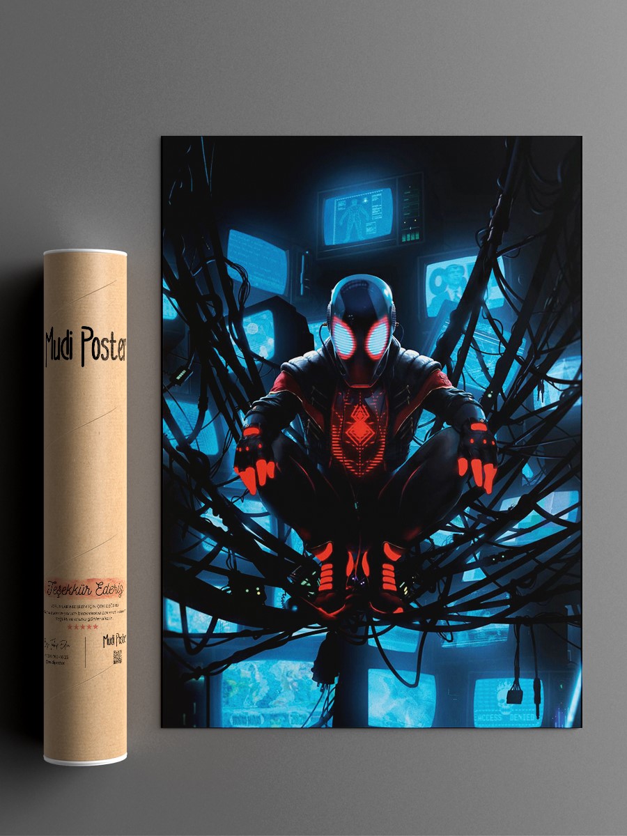 Network Spider Poster, Çerçevesiz Tv Film Poster