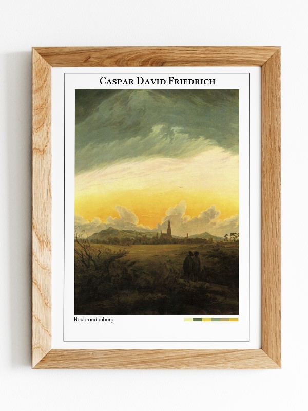 Caspar David Friedrich Neubrandenburg Poster