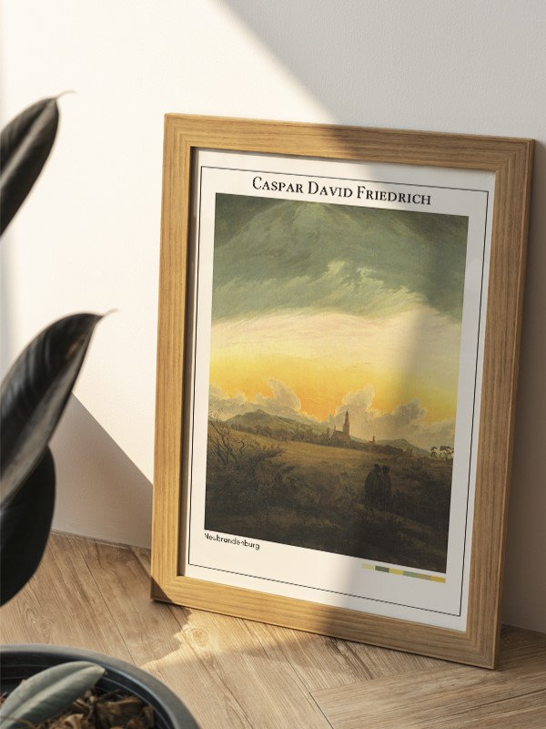 Caspar David Friedrich Neubrandenburg Poster