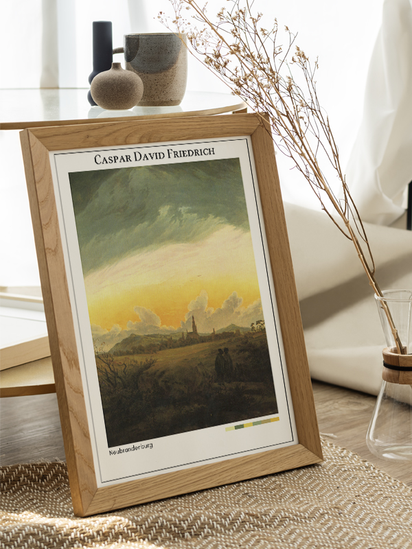 Caspar David Friedrich Neubrandenburg Poster