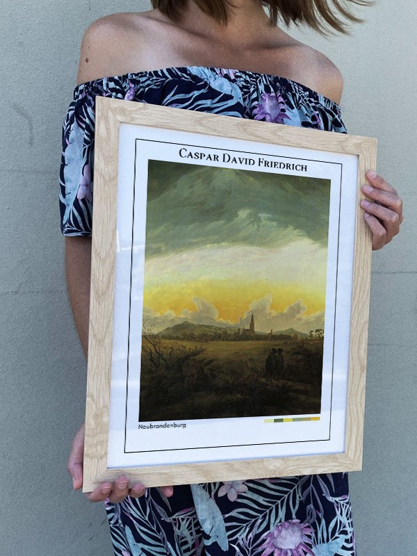 Caspar David Friedrich Neubrandenburg Poster