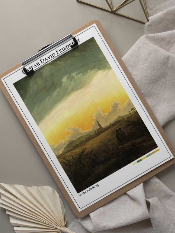 Caspar David Friedrich Neubrandenburg Poster