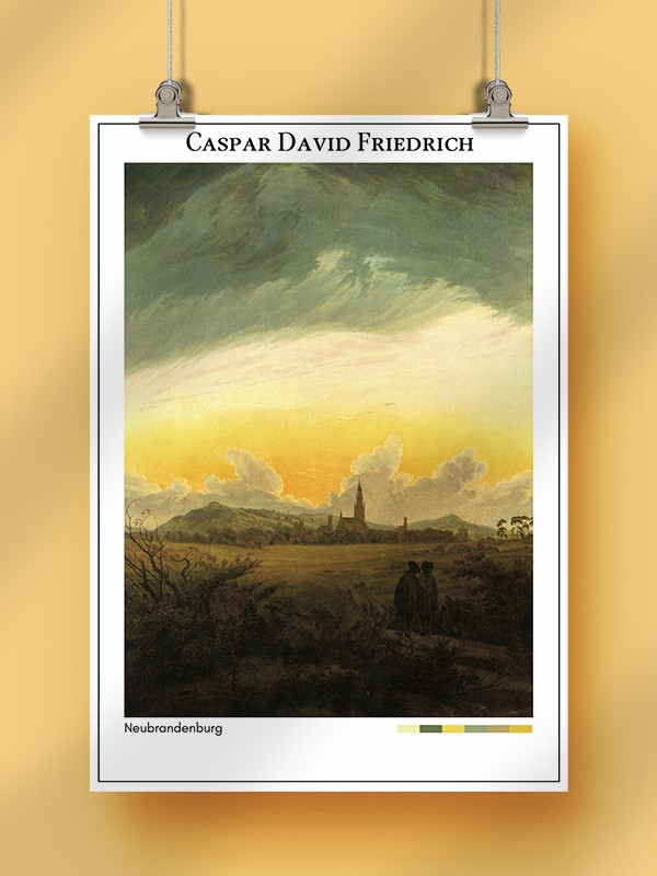 Caspar David Friedrich Neubrandenburg Poster