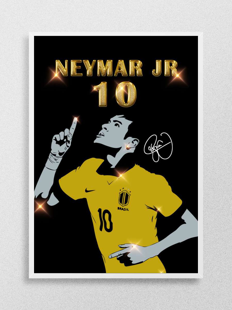 Neymar Futbol Poster Çerçevesiz Yüksek Kalite Futbolcu Duvar Poster