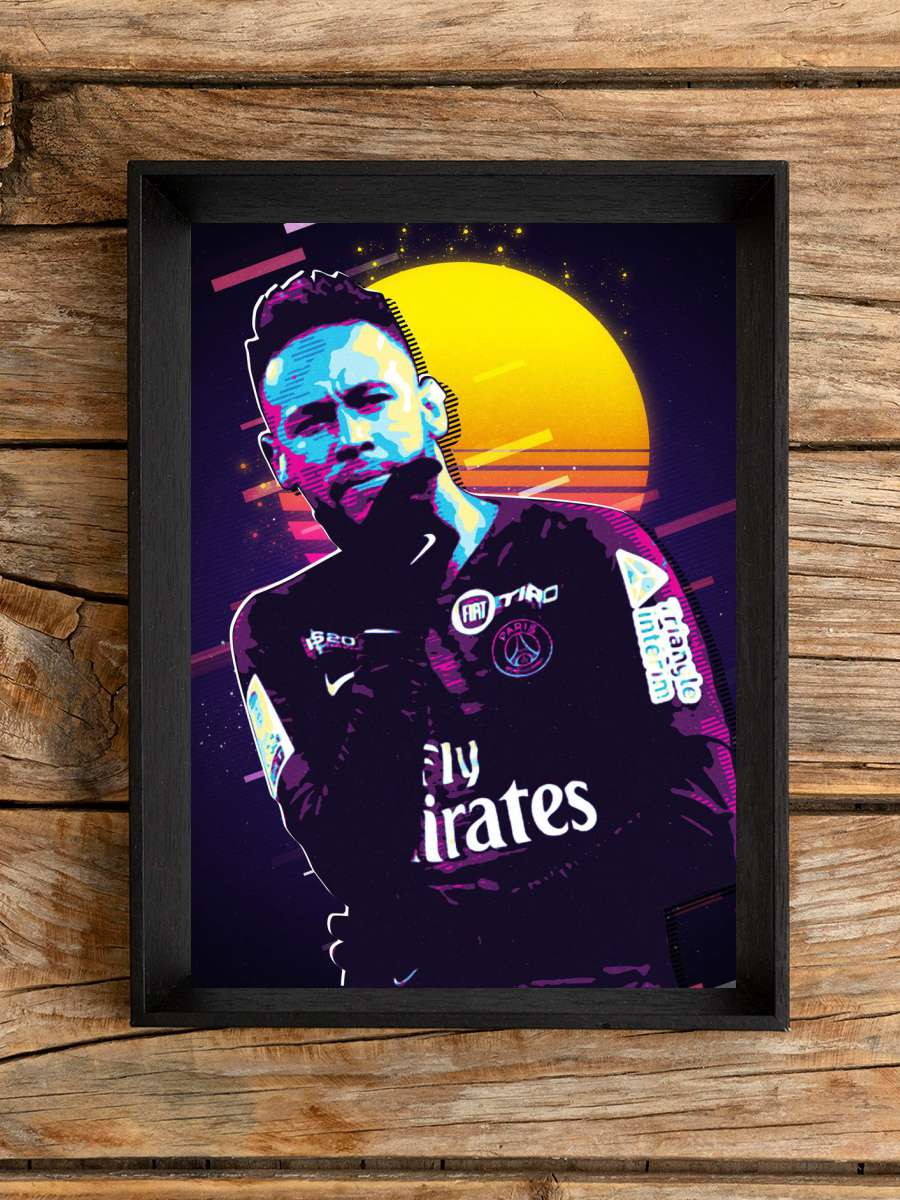 Neymar Futbol Poster Çerçevesiz Yüksek Kalite Futbolcu Duvar Poster
