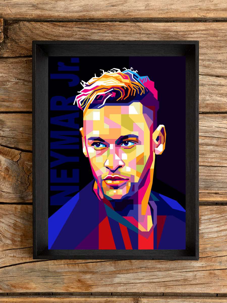 Neymar Futbol Poster Çerçevesiz Yüksek Kalite Futbolcu Duvar Poster