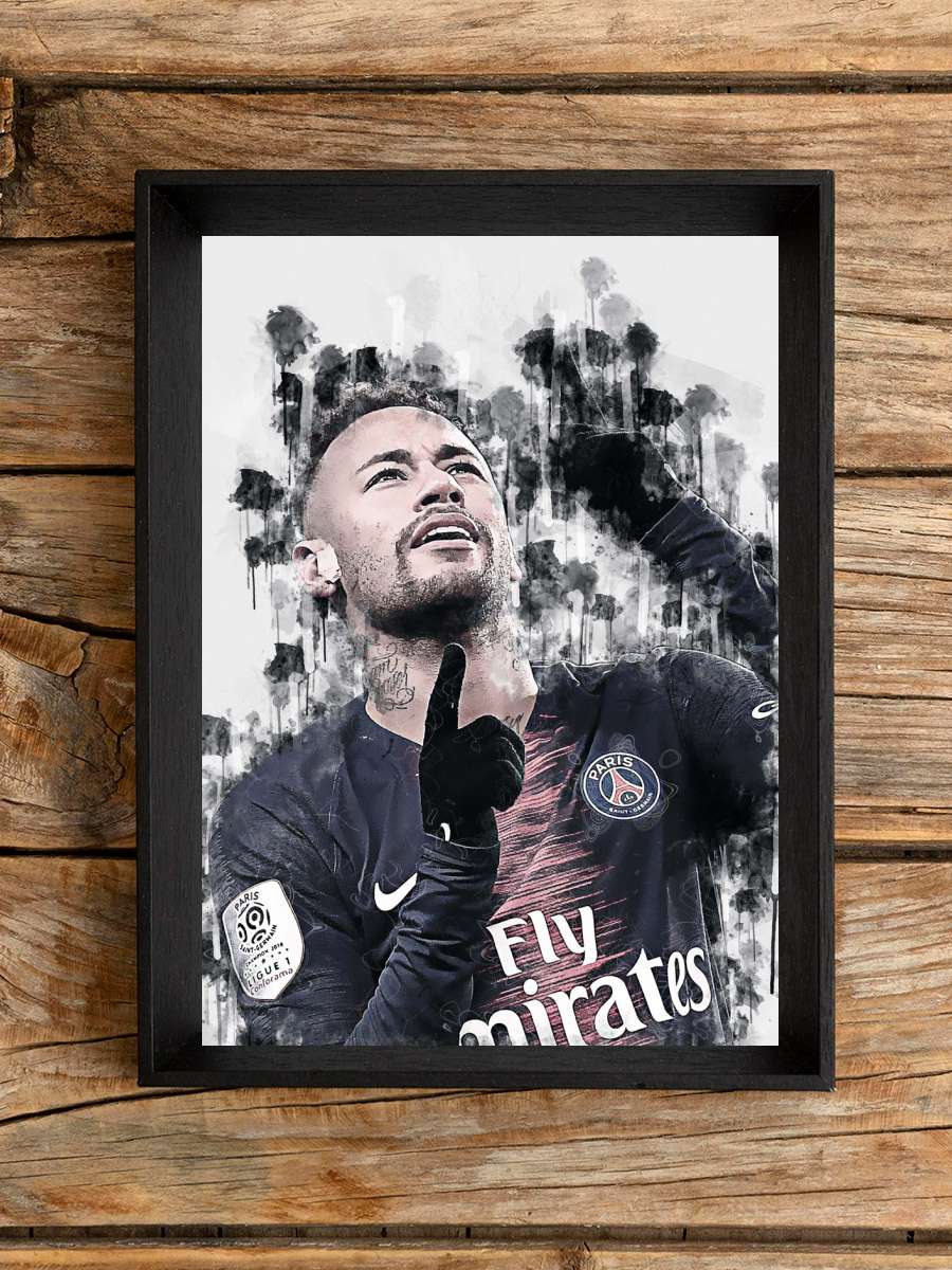 Neymar Futbol Poster Çerçevesiz Yüksek Kalite Futbolcu Duvar Poster