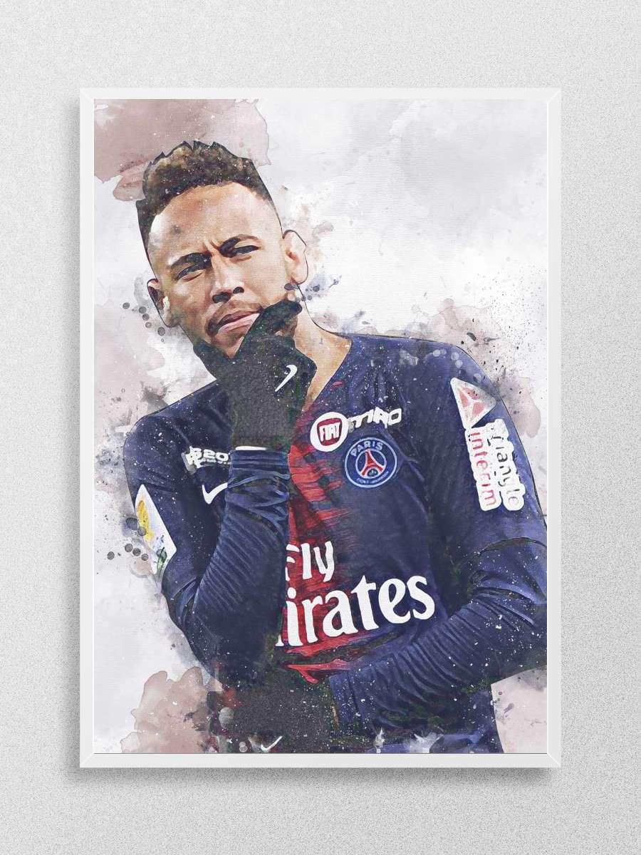 Neymar Futbol Poster Çerçevesiz Yüksek Kalite Futbolcu Duvar Poster