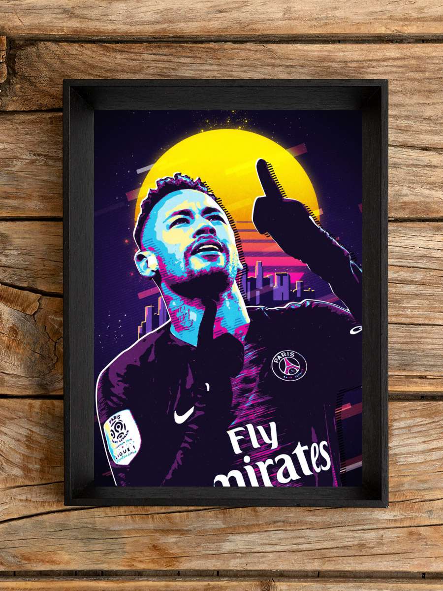Neymar Futbol Poster Çerçevesiz Yüksek Kalite Futbolcu Duvar Poster