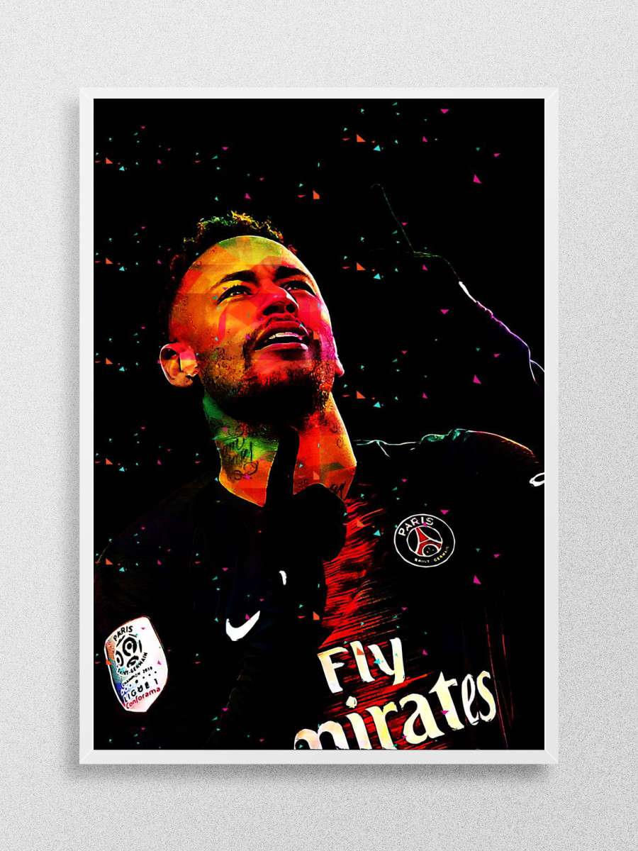 Neymar Futbol Poster Çerçevesiz Yüksek Kalite Futbolcu Duvar Poster
