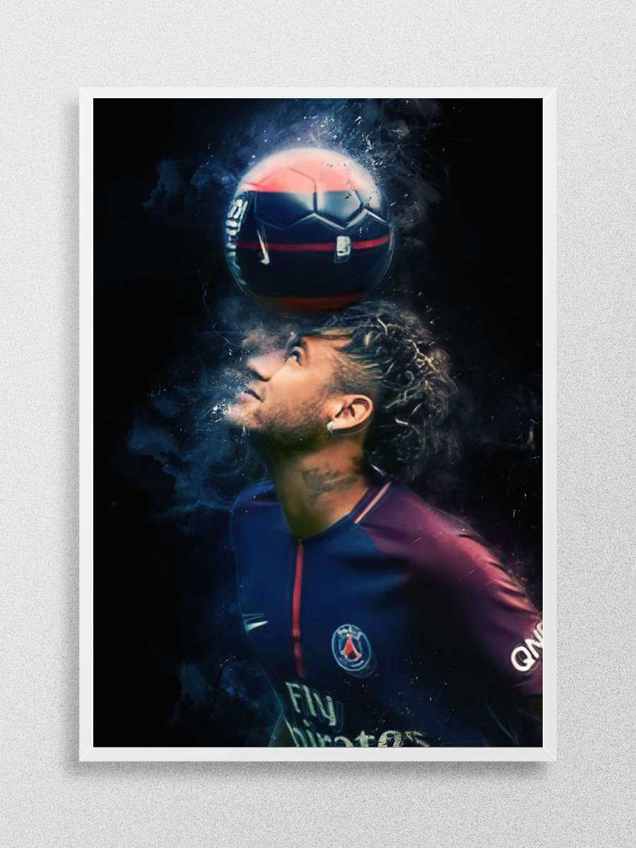 Neymar Jr Futbol Poster Çerçevesiz Yüksek Kalite Futbolcu Duvar Poster