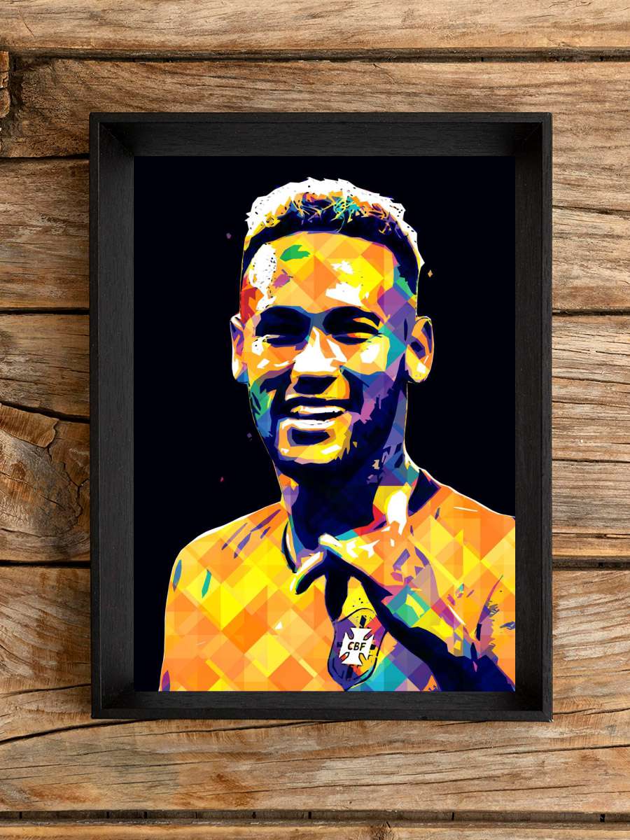 Neymar jr Futbol Poster Çerçevesiz Yüksek Kalite Futbolcu Duvar Poster