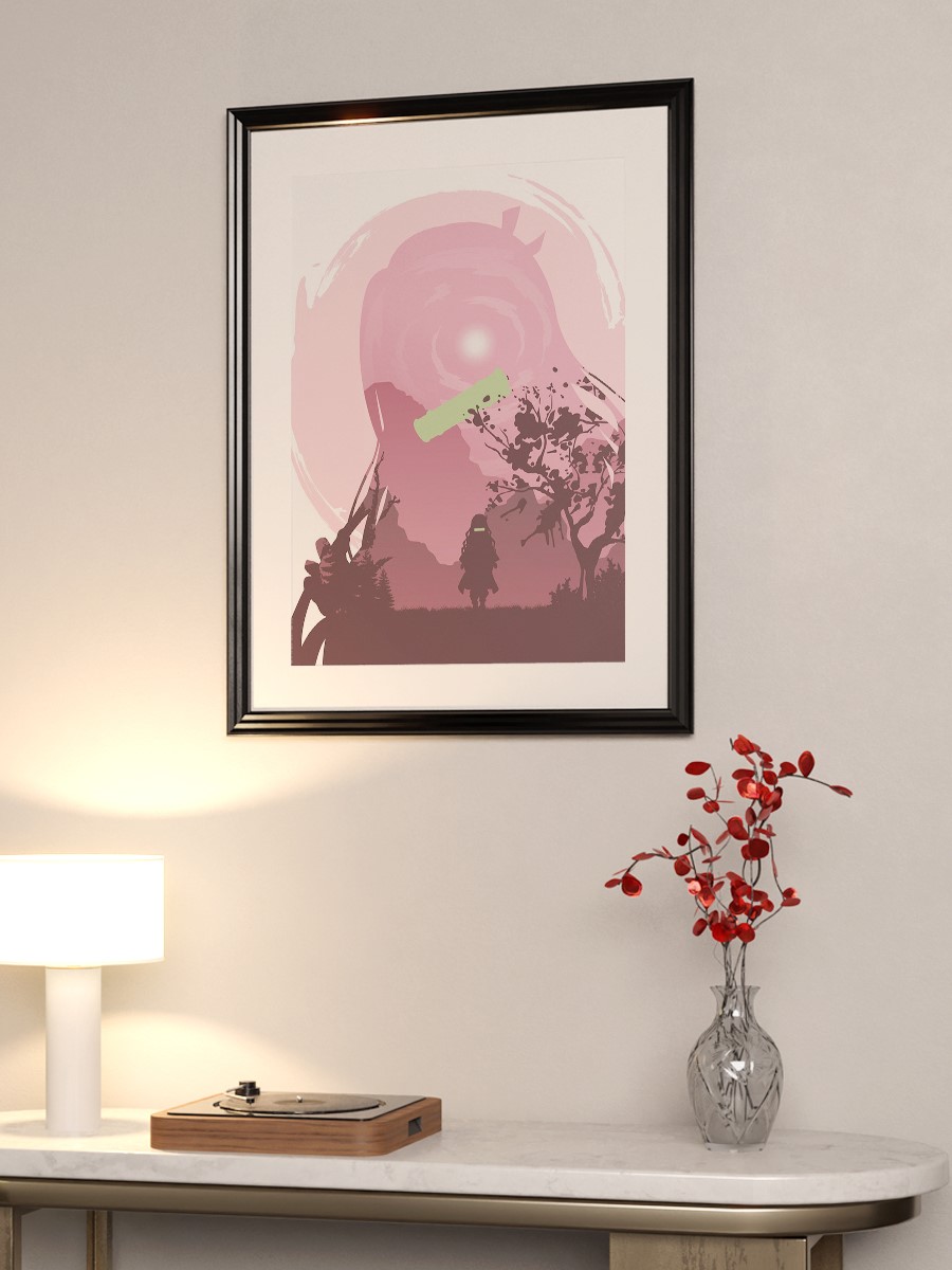 Nezuko Demon Slayer Anime Poster Çerçevesiz Yüksek Kalite Anime Duvar Poster