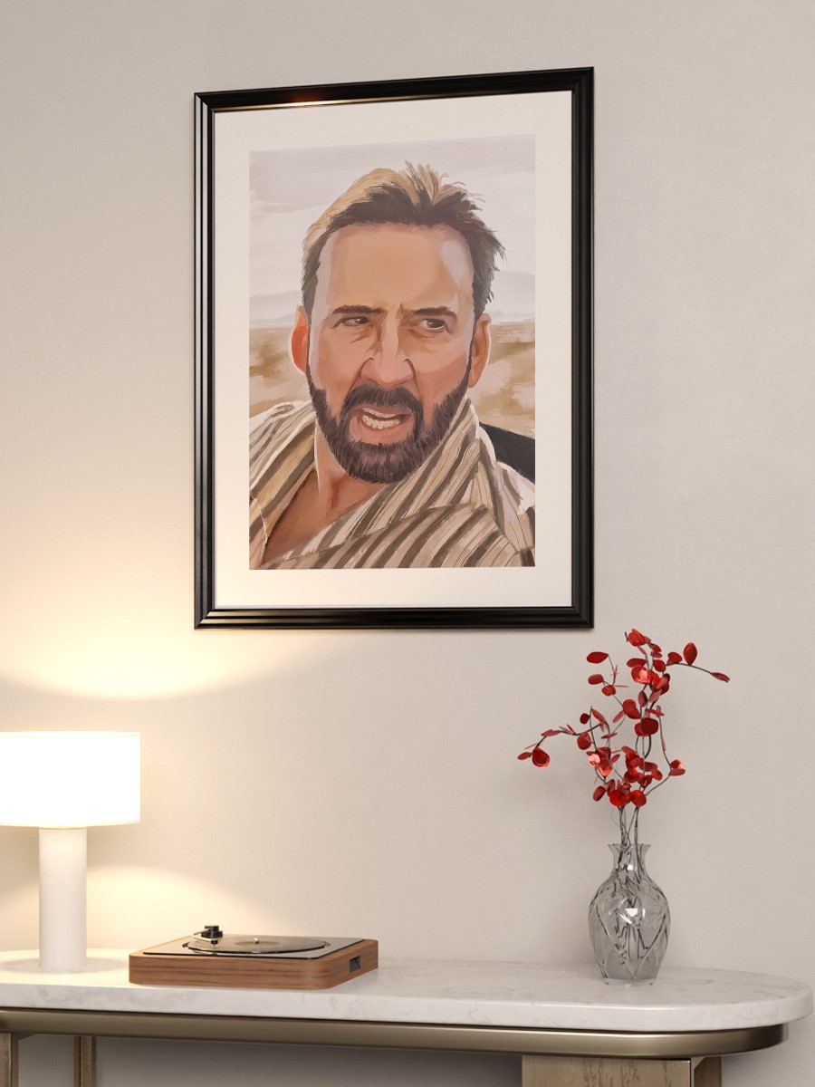 Nicolas Pedro Meme Part A Poster, Çerçevesiz Tv Film Poster