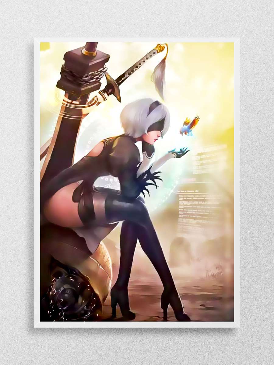Nier Anime Poster Çerçevesiz Yüksek Kalite Anime Duvar Poster