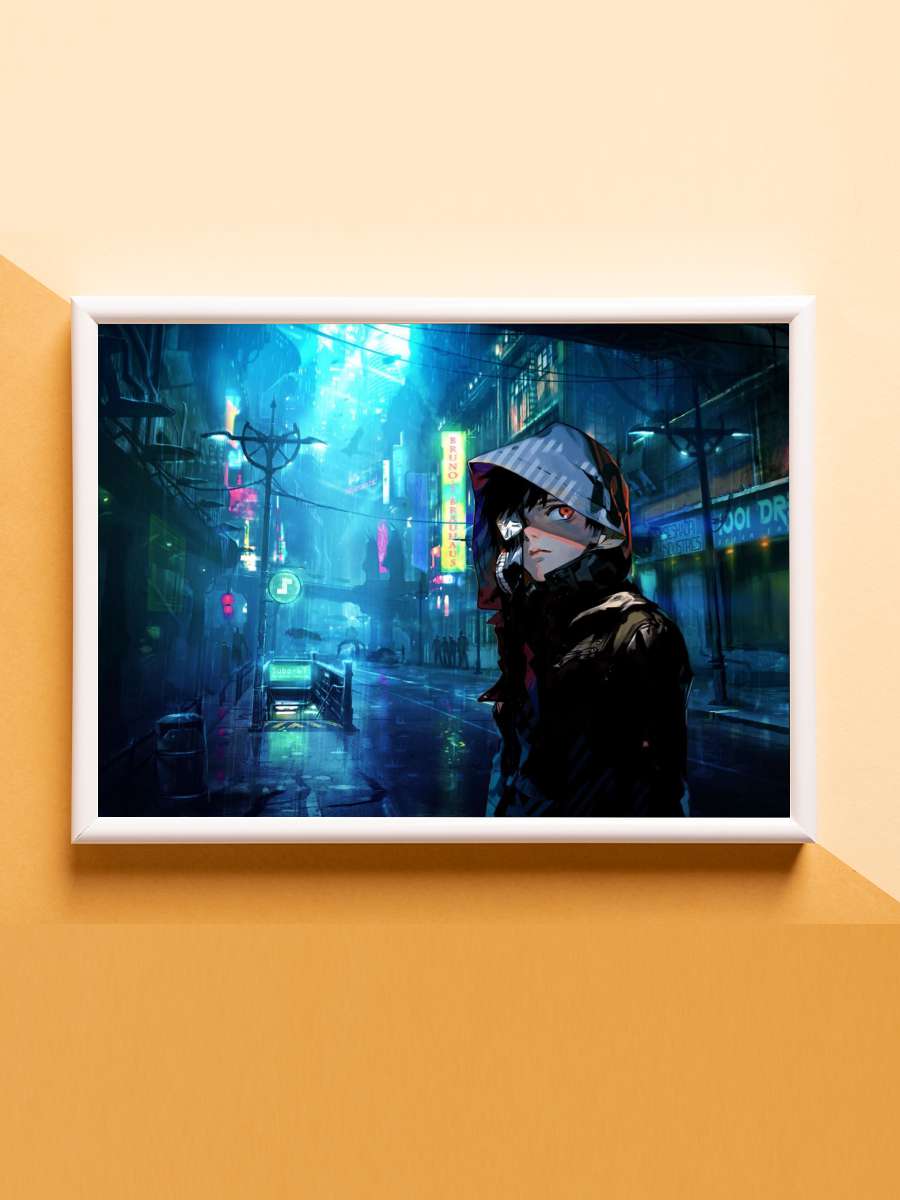 NIght Streets Anime Poster Çerçevesiz Yüksek Kalite Anime Duvar Poster