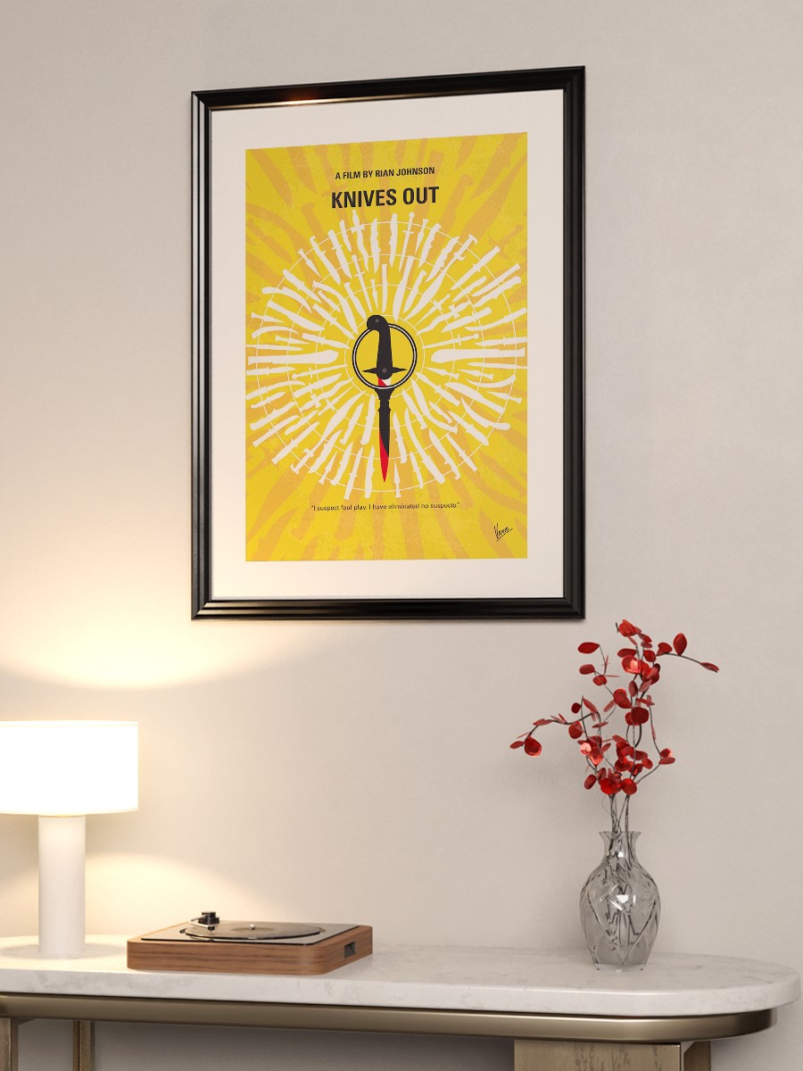 No1155 My Knives Out Poster, Çerçevesiz Tv Film Poster