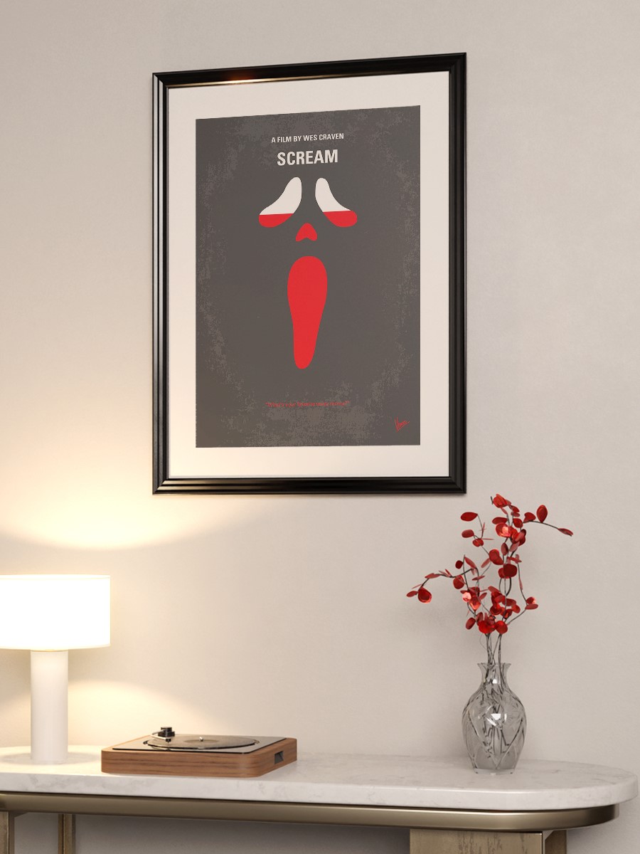 No121 My SCREAM Poster, Çerçevesiz Tv Film Poster
