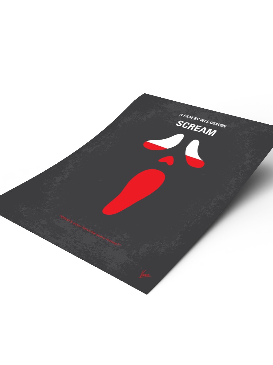 No121 My SCREAM Poster, Çerçevesiz Tv Film Poster