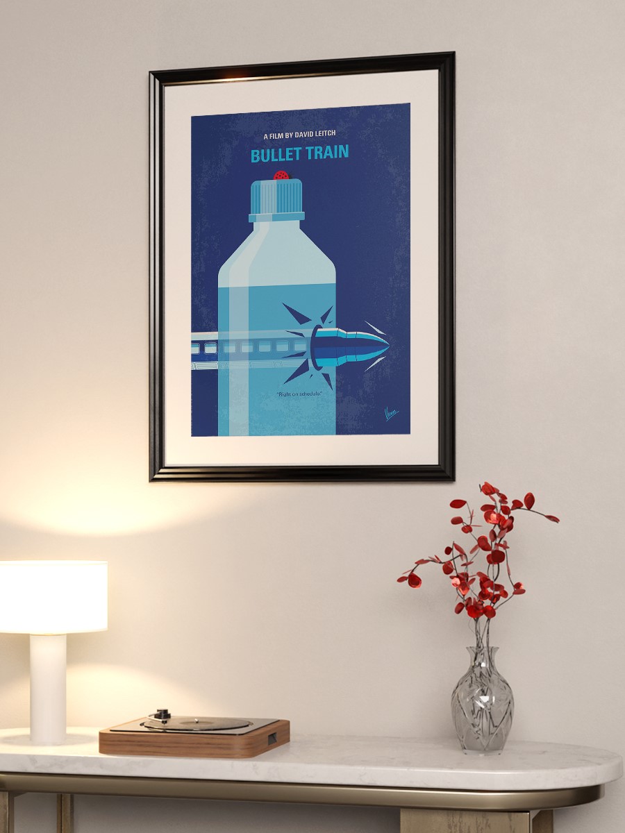 No1316 Bullet Train Poster, Çerçevesiz Tv Film Poster