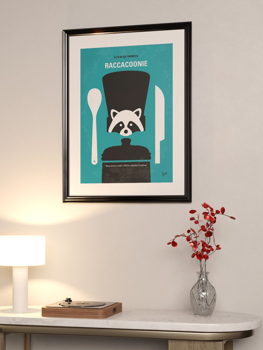 No1381 My Raccacoonie Poster, Çerçevesiz Tv Film Poster
