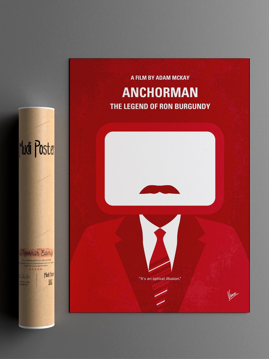 No278 My Anchorman Poster, Çerçevesiz Tv Film Poster