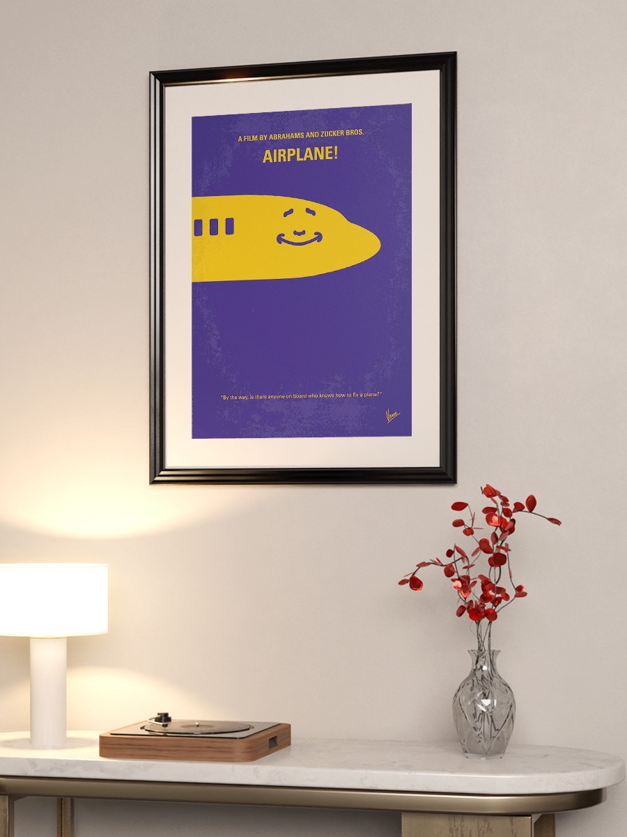 No392 Airplane Poster, Çerçevesiz Tv Film Poster