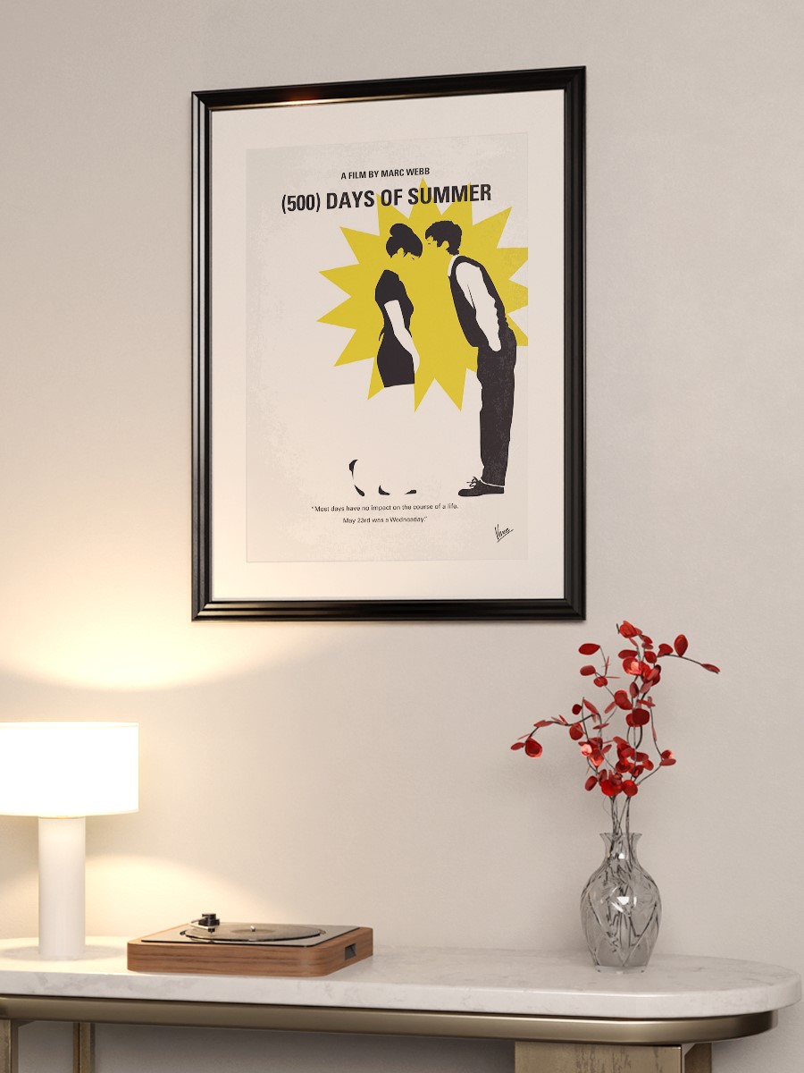 No500 My (500) Days Of Summer minimal movie poster An ...  Poster, Çerçevesiz Tv Film Poster