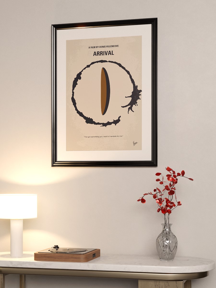 No735 My Arrival minimal movie poster When 12 mysterio ...  Poster, Çerçevesiz Tv Film Poster