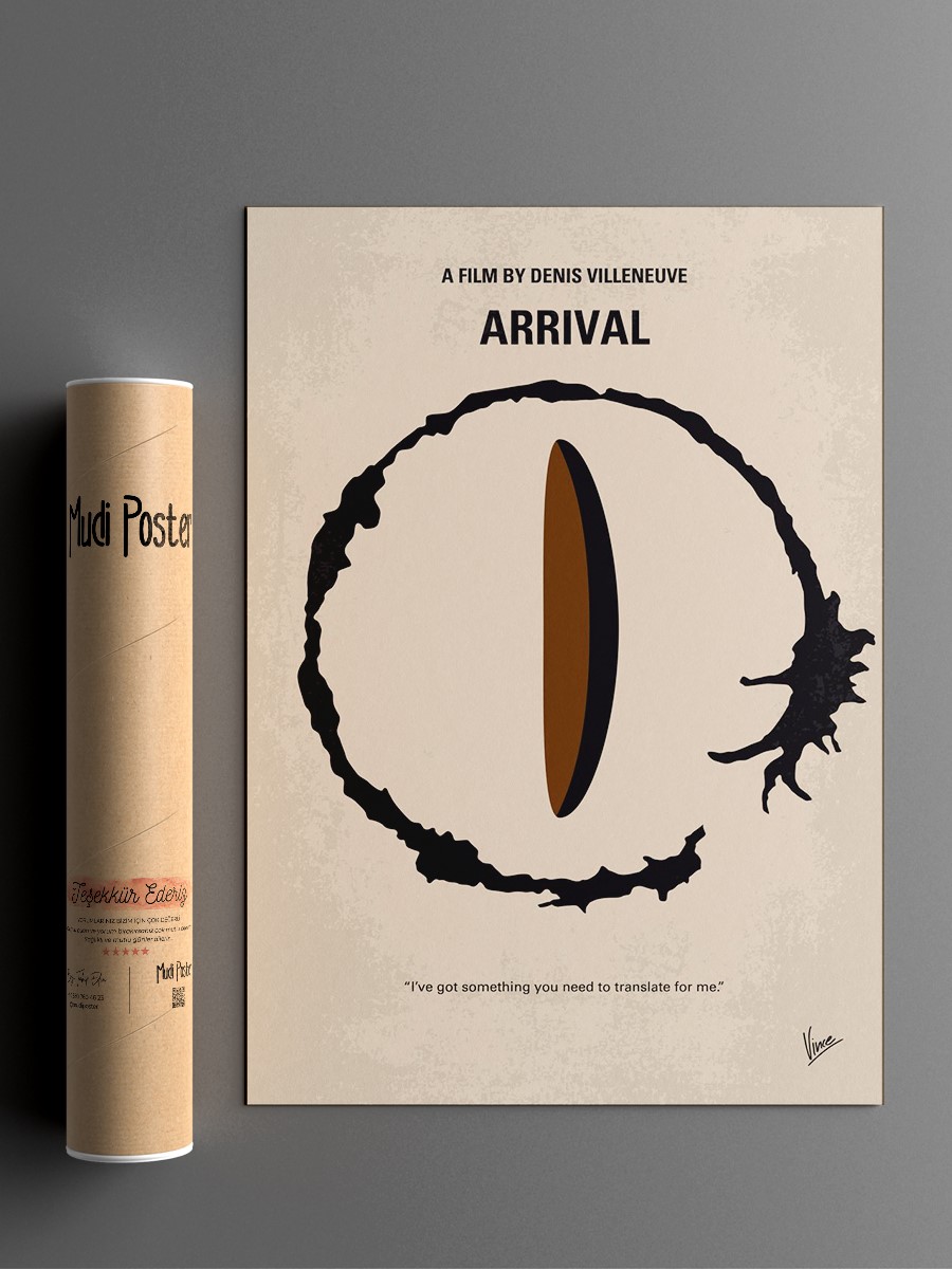 No735 My Arrival minimal movie poster When 12 mysterio ...  Poster, Çerçevesiz Tv Film Poster