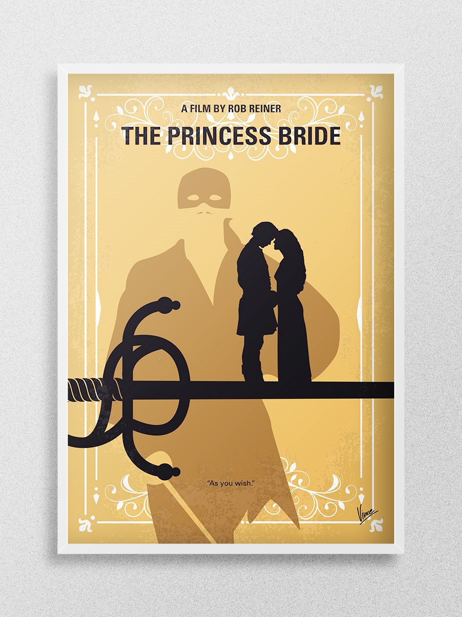 No877 My The princess bride minimal movie poster Poster, Çerçevesiz Tv Film Poster