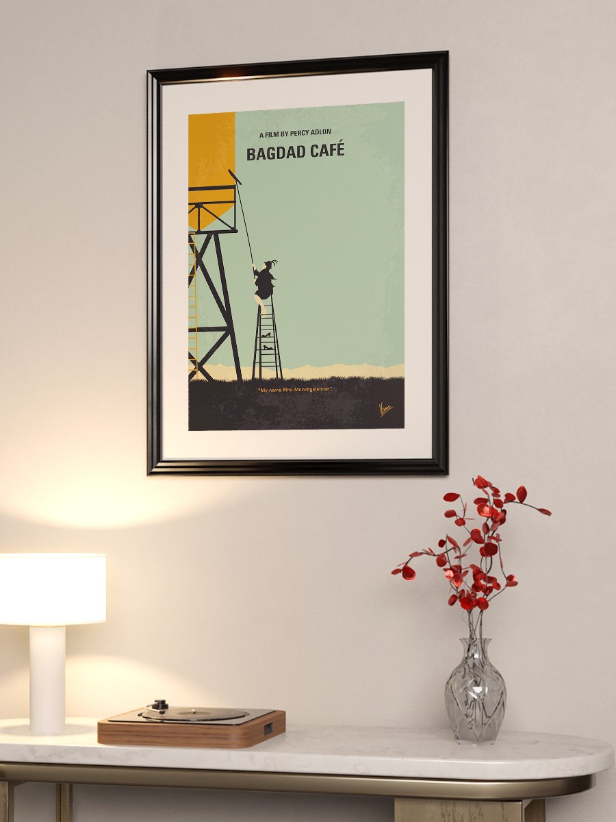 No964 My Bagdad Cafe minimal  Poster, Çerçevesiz Tv Film Poster