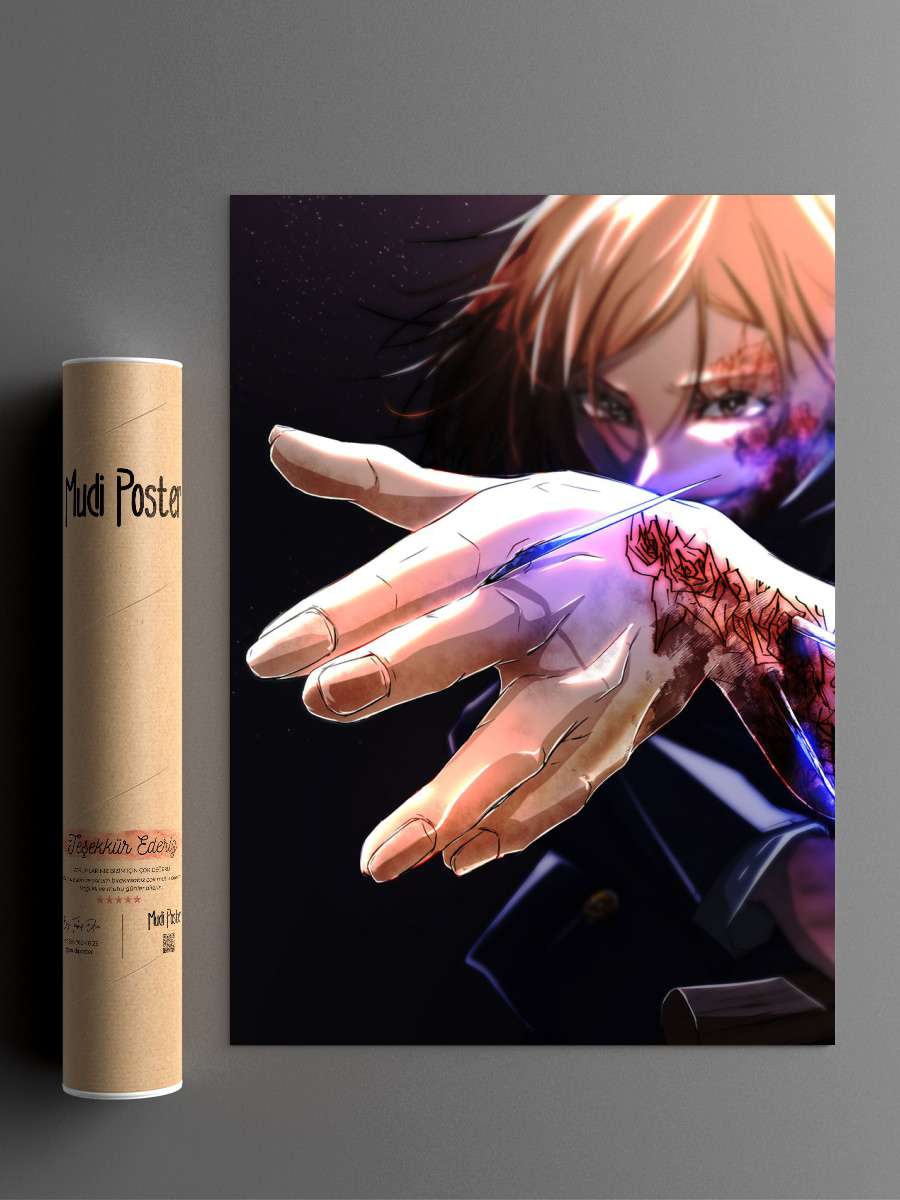 Nobara jujutsu kaisen Anime Poster Çerçevesiz Yüksek Kalite Anime Duvar Poster