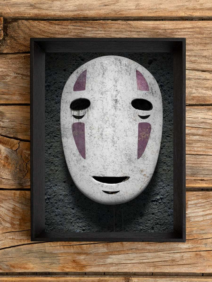 Noface Mask Anime Poster Çerçevesiz Yüksek Kalite Anime Duvar Poster