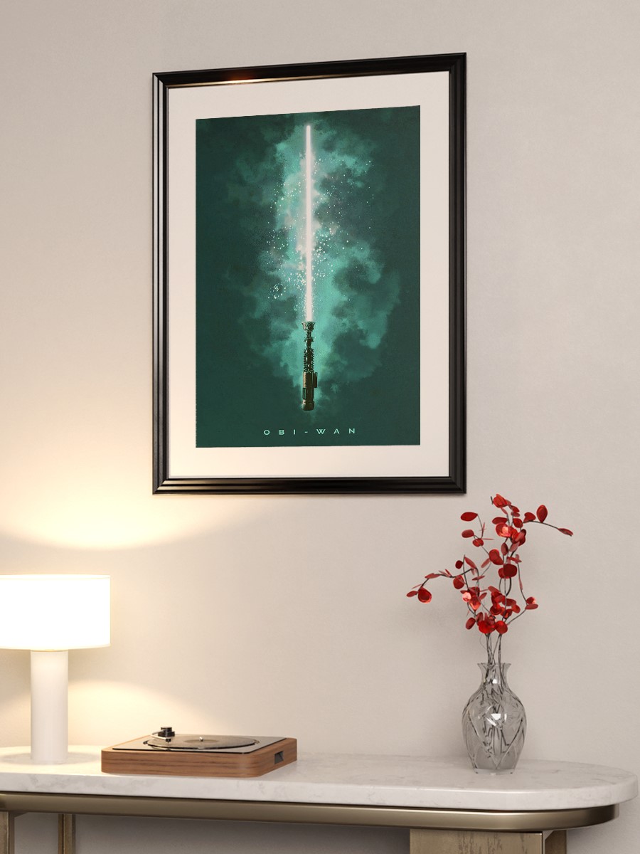 Obi-Wan Poster, Çerçevesiz Tv Film Poster