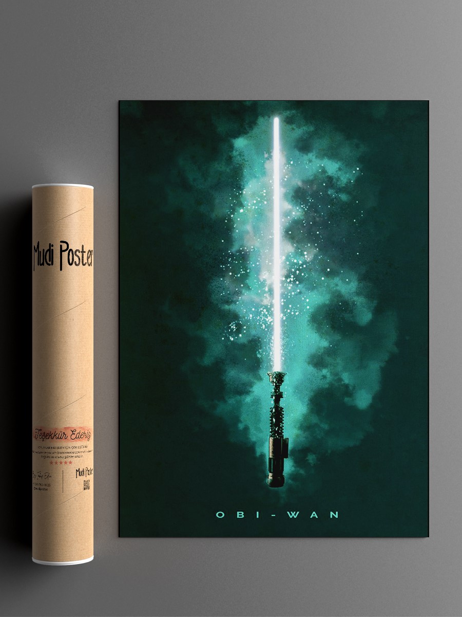 Obi-Wan Poster, Çerçevesiz Tv Film Poster