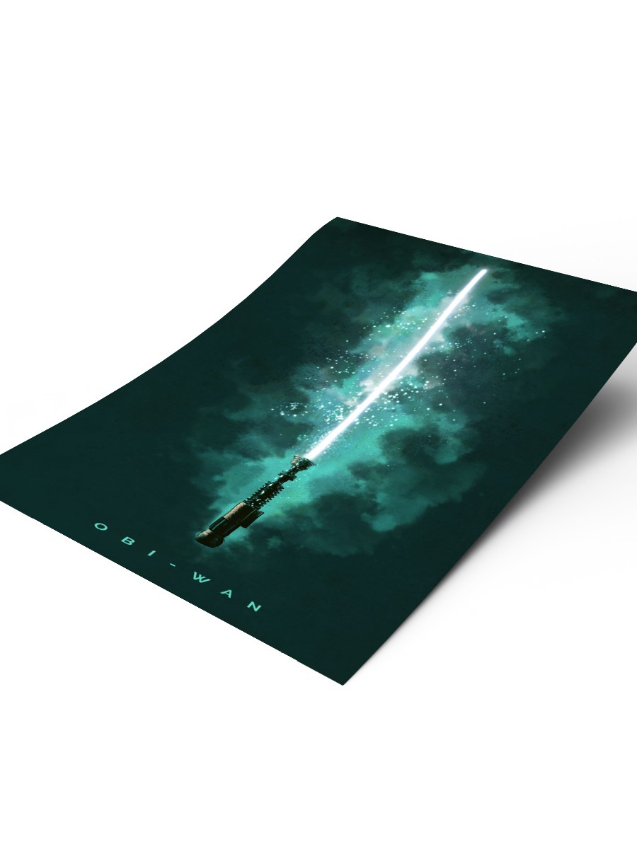 Obi-Wan Poster, Çerçevesiz Tv Film Poster
