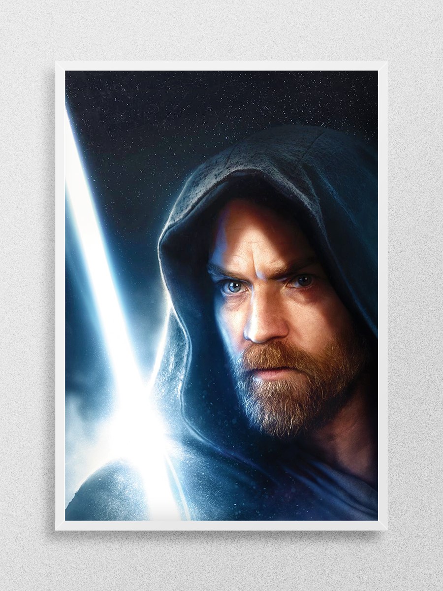 Obi-Wan look Poster, Çerçevesiz Tv Film Poster